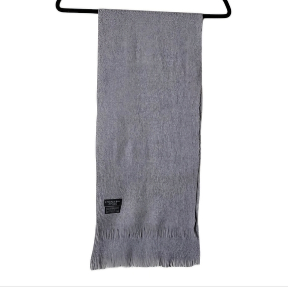 Dior Other - Vintage Christian Dior Monsieur Grey Merino Wool Scarf 48"x11"